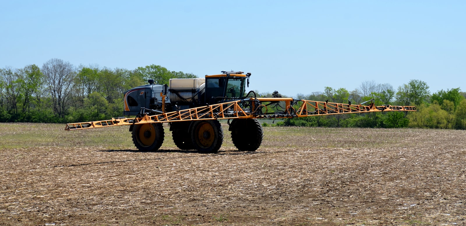 Crop field representing QSense Tech's agritech focus on crop protection and food security.